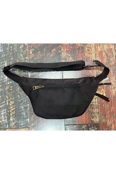 Street Bag Solid Color Waterproof Canvas Waist Bag Daily Travel Use