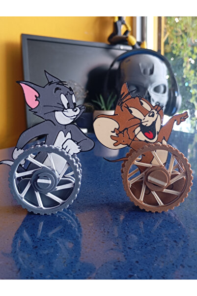 Home Tom ve Jerry oyuncak, sürgülü oyuncak, (2 adet)