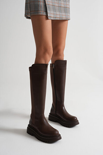 Zerenyus Agni Premium Women's Daily Acı Brown Boots