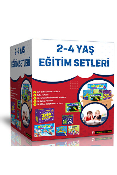 Enine Boyuna Eğitim 2-4 Years Old Basic Training Set (4 Sets)