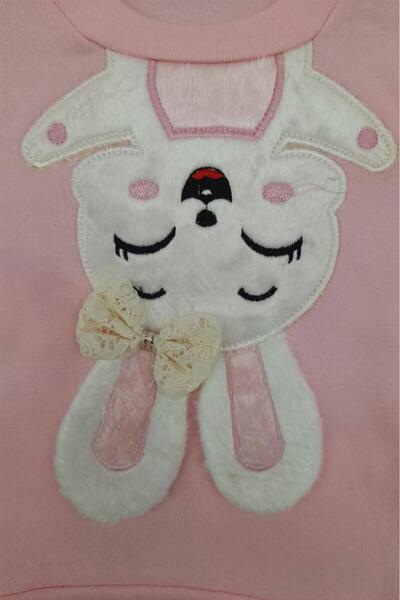 Dumledo Cheerful Rabbit Pink Top & Bottom 2-Piece Baby Girl & Kids Set