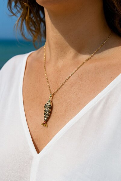 shop قلادة من الفولاذ على شكل سمكة كوي