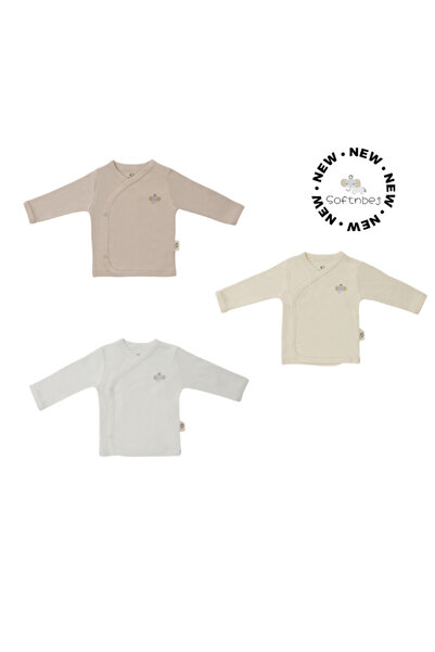 softnbej Organic Cotton Newborn Double-Breasted Outerwear Set