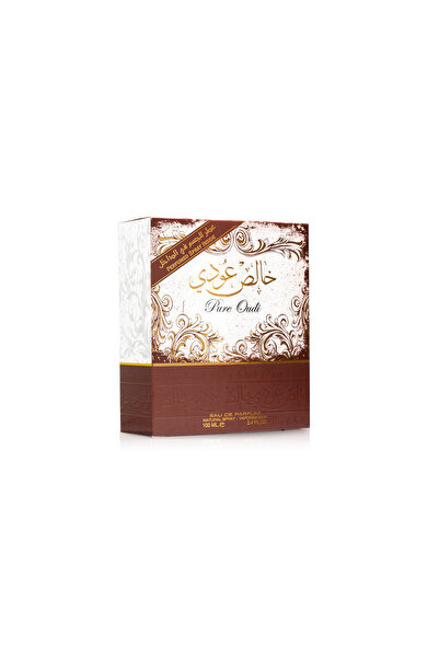 Lattafa perfumes لطافة بيور عودي عطر 100 مل + مزيل عرق 50 مل من الداخل