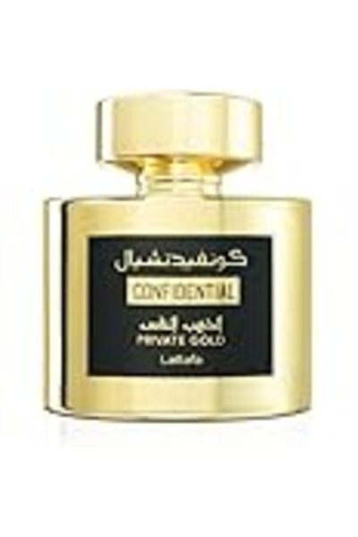 Lattafa perfumes عطر كونفيدينشال برايفت جولد للجنسين أو دو بارفان - 100 مل