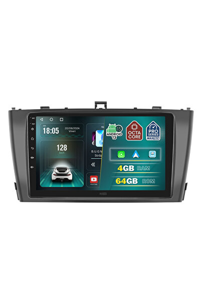 MaxTech Navigatie Toyota Avensis T27 (2009-2015) dedicata, 4 GB Ram 64 GB Rom OctaCore, Carplay & Android