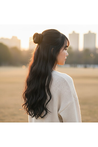 Ethab Ticaret فايبر سين دالي وايولد هاف مون + 2 سايد كليك / بني