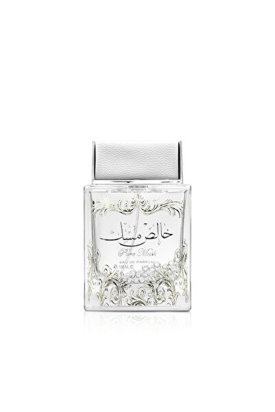 Lattafa perfumes لطافة عطر المسك النقي 100 مل + مزيل العرق 50 مل من الداخل