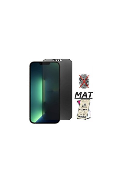 TEKNOPARKTA Apple iPhone 13 Pro Max Mat Seramik Cam Nano Esnek Kırılmaz Full ...
