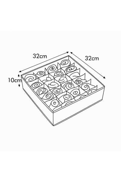 Casco 2 Pack Underwear Sock Organizer Dividers Sock Drawer Organizer Closet Organizer