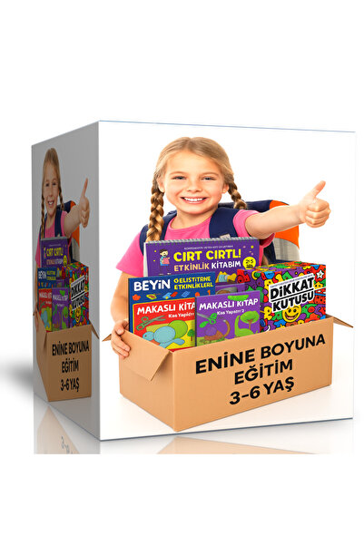 Enine Boyuna Eğitim 3-6 Years Old Basic Training Set (4 Sets)
