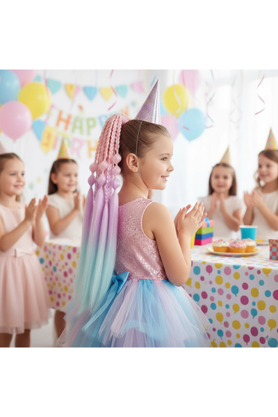 BilfolD Bn وذيل حصان مرن مضفر وفضي مسطح / ACM25