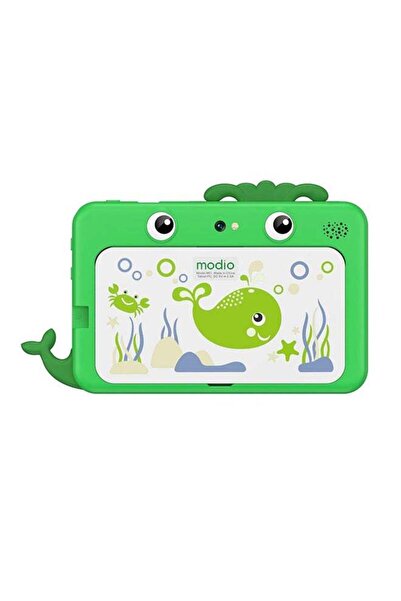 Modio M51 Kids Tablet Green 4GB RAM 64GB WIFI With Small School Stationary Set â€“ International Version