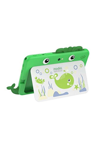 Modio M51 Kids Tablet Green 4GB RAM 64GB WIFI With Small School Stationary Set â€“ International Version