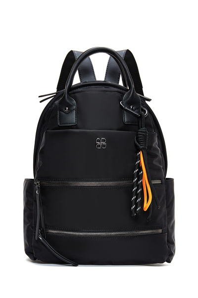 Derimod Women's Black Fabric Backpack 25Wbd25016F