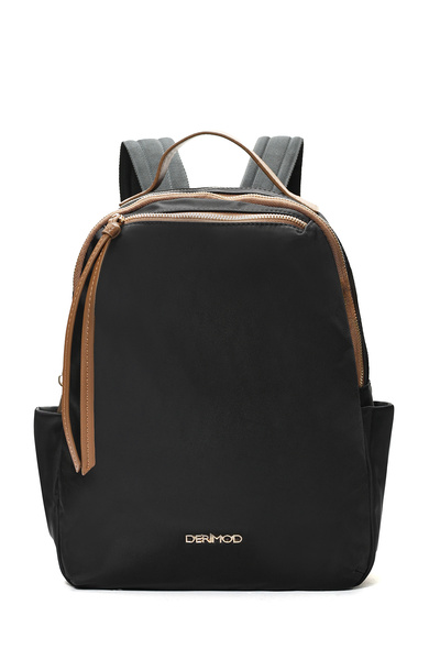 Derimod Women's Black Fabric Backpack 25Wbd24896F