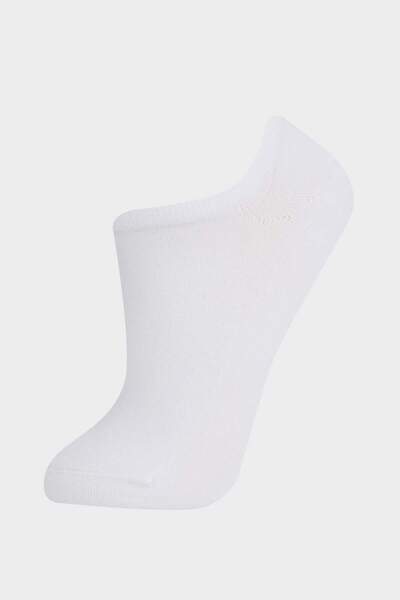 DeFacto Women's 3-Pack Cotton Sneaker Socks G1275Axns