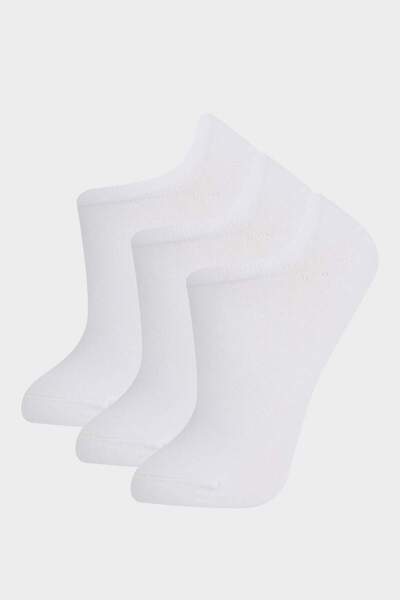DeFacto Women's 3-Pack Cotton Sneaker Socks G1275Axns