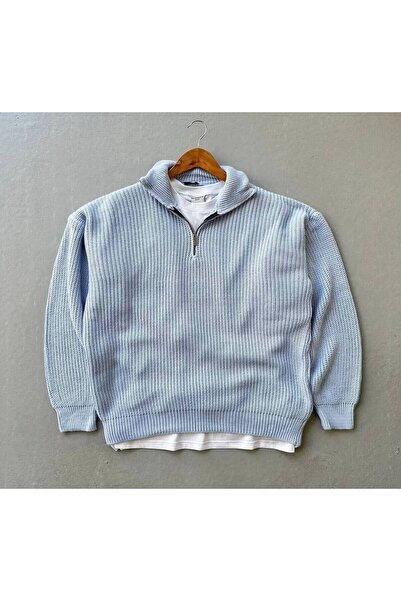 brozzi men Pulover tricot unisex cu jumătate de fermoar Bebemavi