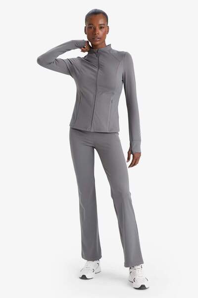 DeFacto Defactofit Flare Fit Spanish Leg Soft Touch Premium Sportsman Pants E9679Ax25Au