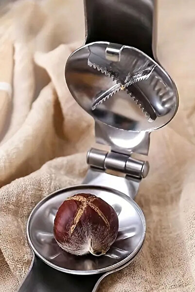 TechnoStation Paslanmaz Portatif Kestane Çizici Pense Kolay Kestane Çizme Aleti Çelik Kestane Çizme Aleti