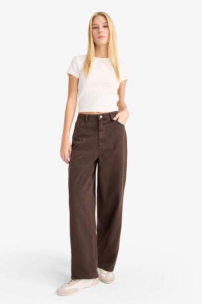 DeFacto Cool Barrel Fit Normal Bell Gabardine Pants G1174Ax25Au