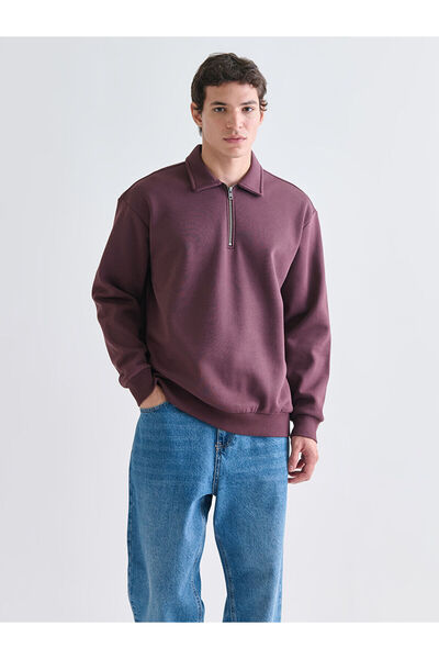 LC Waikiki Ανδρικό χοντρό φούτερ με γιακά πόλο