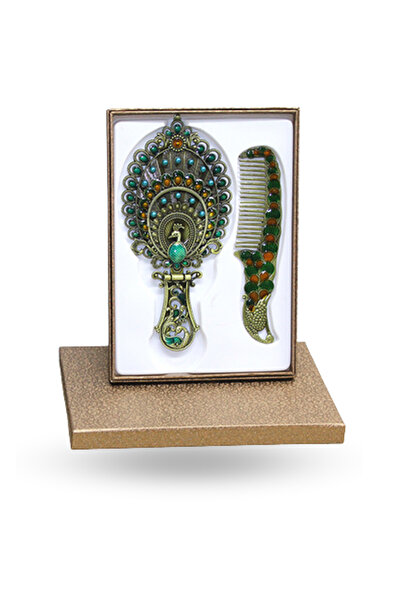 ForWhat Büro Ev Ofis Hediesi için 20X10CM Katlanır Tavuskuşu Metal Aynalı Tar...