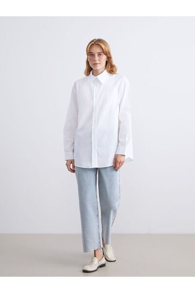 LC Waikiki Lcw Modest Oversize Women's Shirt Tunic