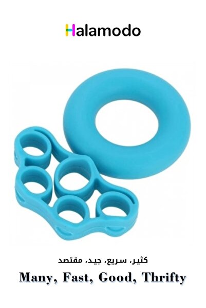 HALAMODO 2-Piece Set of Grip Strengthener, Finger Exercise and Hand Rehabilit...