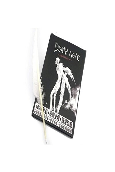 HALAMODO دفتر ملاحظات أسود بتصميم بسيط، دفتر ملاحظات محيطي من سلسلة أنمي Deat...