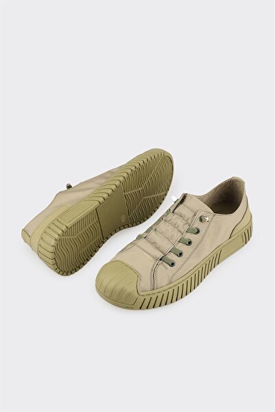 Elle Shoes Haki Kadın Spor Ayakkabı
