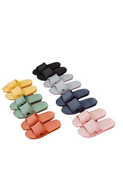 Generic Skid proof Flat Slipper Black