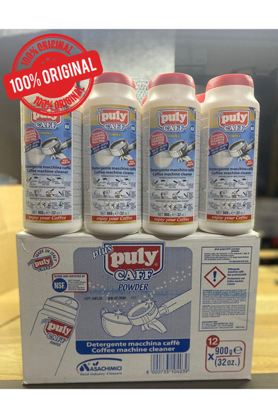 Puly Caff 12 Adet x 900Gr Espresso Makinesi Temizlik Tozu