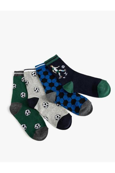 Koton Σετ αγορικές κάλτσες από βαμβάκι 3 τεμαχίων (AW 25)