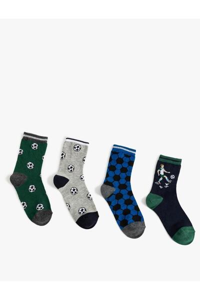 Koton Σετ αγορικές κάλτσες από βαμβάκι 3 τεμαχίων (AW 25)