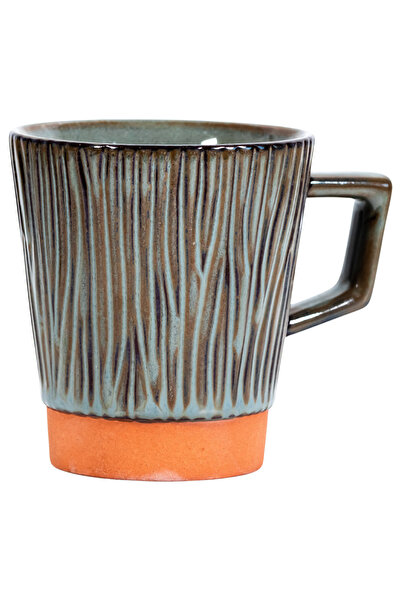 ONLY MUGS "Forest Pulse" ceramic mug with texture inspired by tree bark – 300 ml