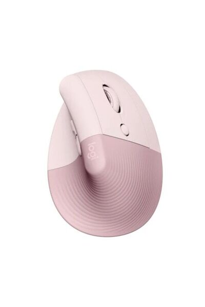logitech Mouse cu ridicare verticală ergonomică, roz / roz închis
