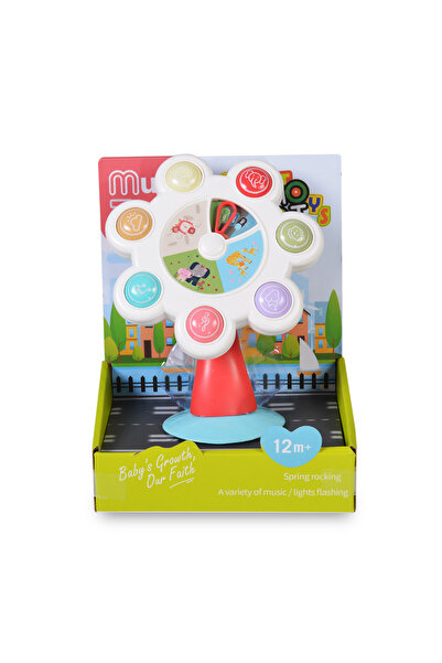 Moni Ferris wheel high chair toy with music and lights, buttons with musical functions, fixed