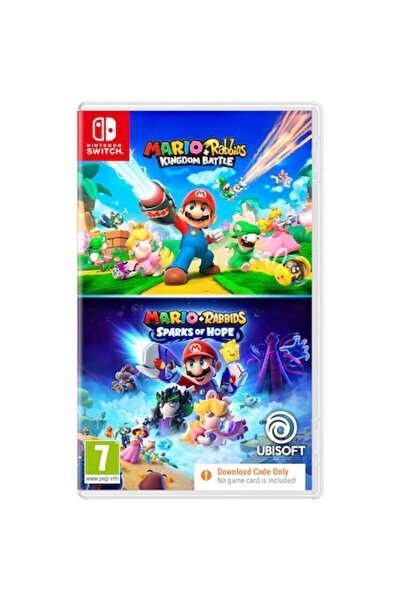 Ubisoft Joc Mario + Rabbids Double Pack (Cod) - Kingdom Battle and Sparks of Hope pentru NSW