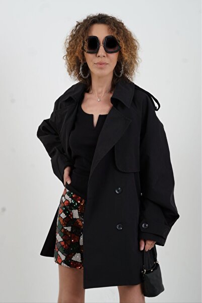 Zelish My Sister Μαύρη μπλούζα με μακρύ μανίκι με γιακά