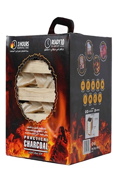 gfw 2 kg charcoal carton with quick and easy ignition wick