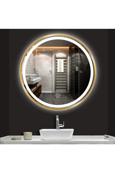 Lumini de Poveste Oglinda LED 10W de baie Luxury Round 70 cm LDPJ126