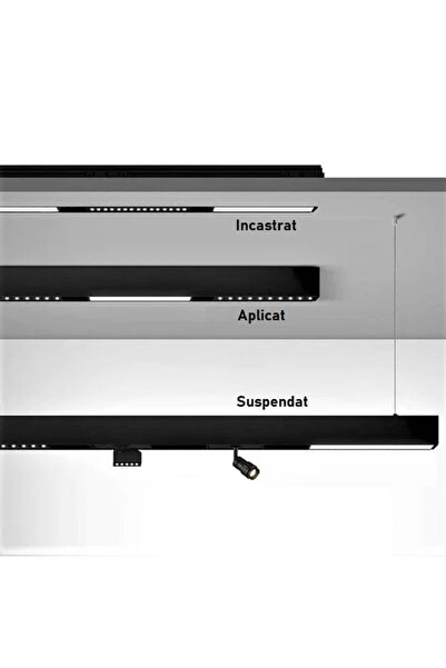 Lumini de Poveste Sina Incastrata Magnetica 2M Neagra