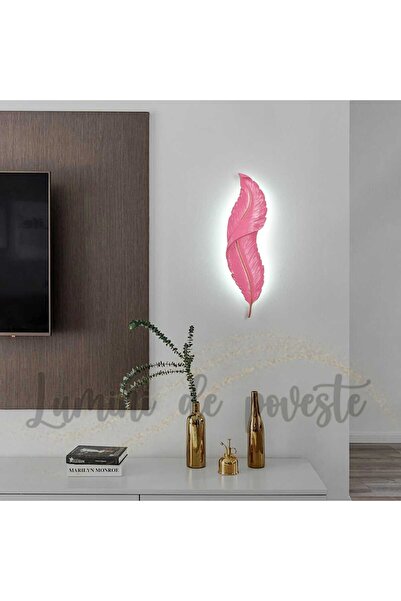 Lumini de Poveste Aplica LED 36W Pink Feather Mini