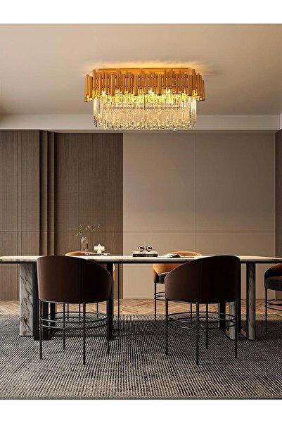 Lumini de Poveste Plafoniera Dynasty Gold 75x30