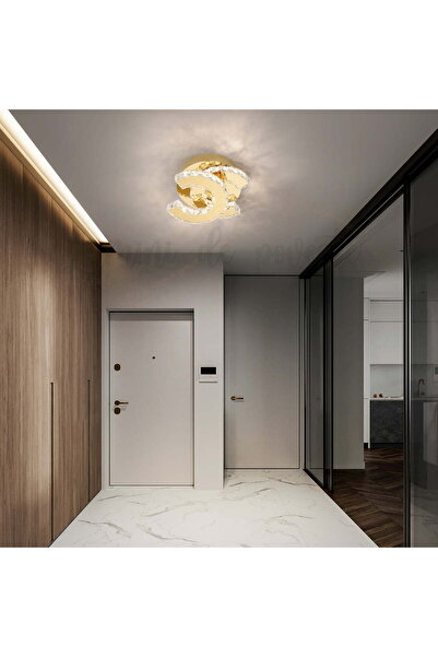 Lumini de Poveste Aplica LED 32W Cristal Double C Auriu