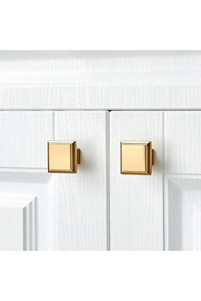 Lumini de Poveste Maner Mobila Patrat Auriu