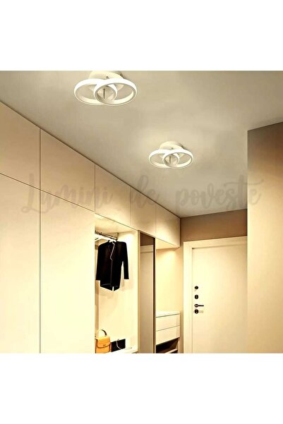 Lumini de Poveste Aplica LED 22W White Circle senzor de miscare