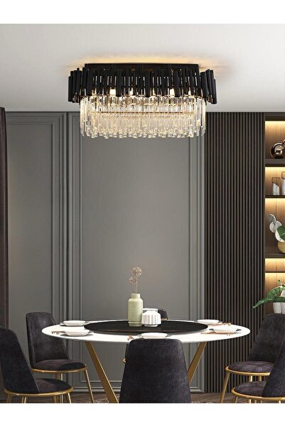 Lumini de Poveste Plafoniera Dynasty Black 75x30